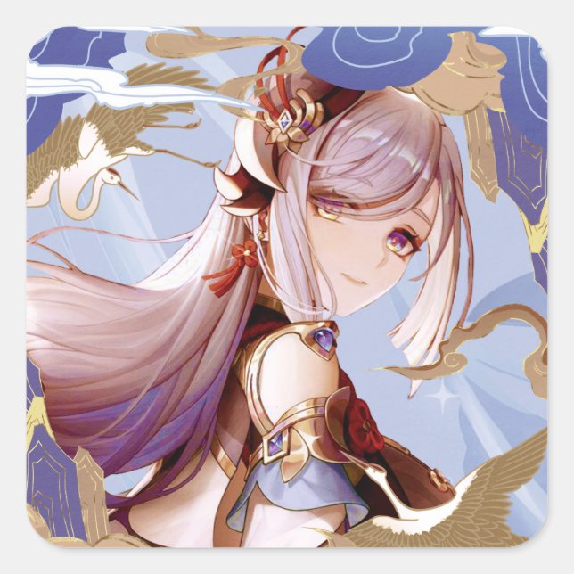 Sticker Carré Genshin Impact Shenhe (Devant)