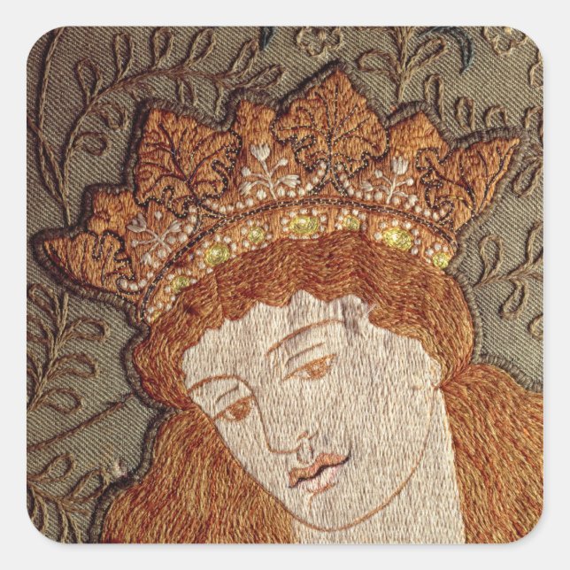 Sticker Carré Geoffrey Chaucer's 'Legend of Good Women' (Légende (Devant)