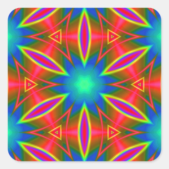 Sticker Carré géométrique 160614 (01) (Devant)