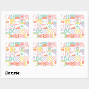 Sticker Carré géométrique #32