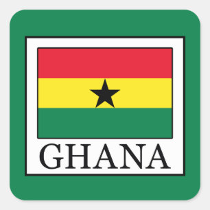 Sticker Carré Ghana