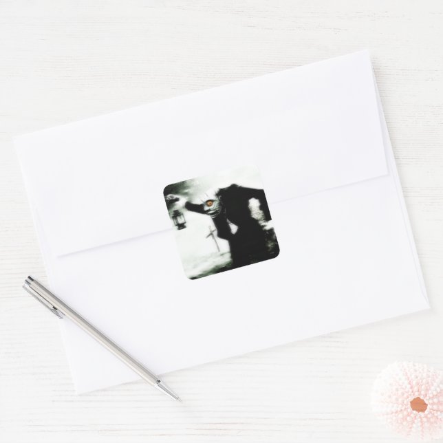 Sticker Carré Ghoul (Enveloppe)