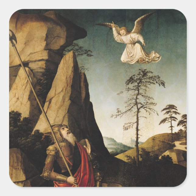 Sticker Carré Gideon and the Fleece, c.1490 (Devant)