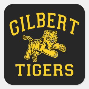 Sticker Carré Gilbert Tigers