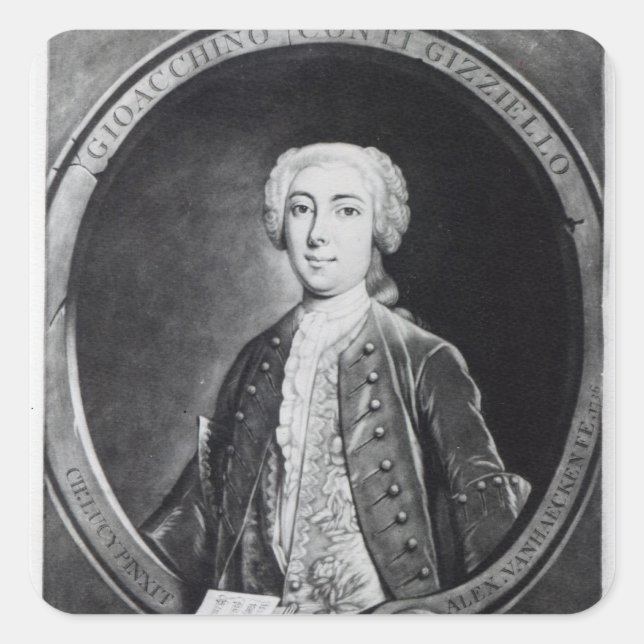 Sticker Carré Gioacchino Conti, Gizziello, (Devant)