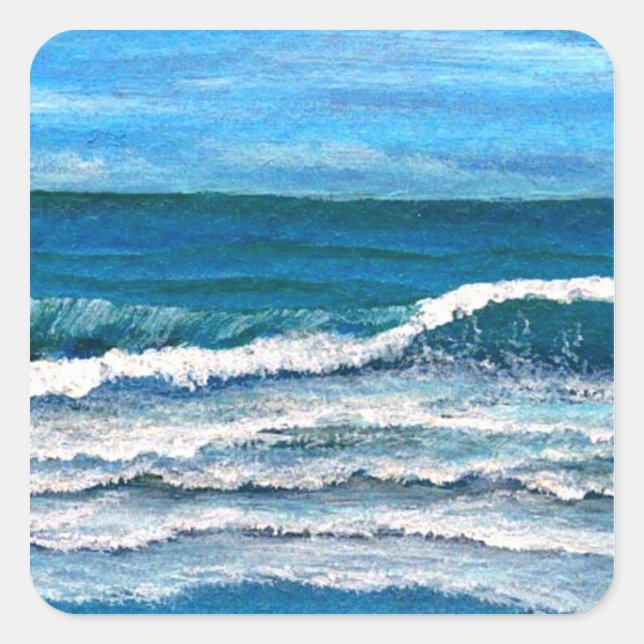 Sticker Carré Glory - CricketDiane Ocean Art (Devant)