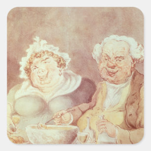 Sticker Carré Gloutons, c.1800-05