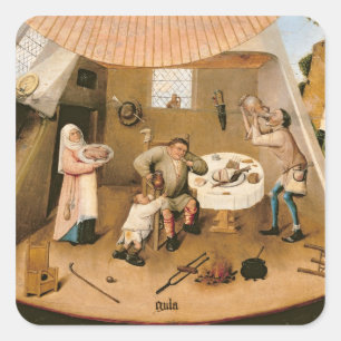 Sticker Carré Gluttony