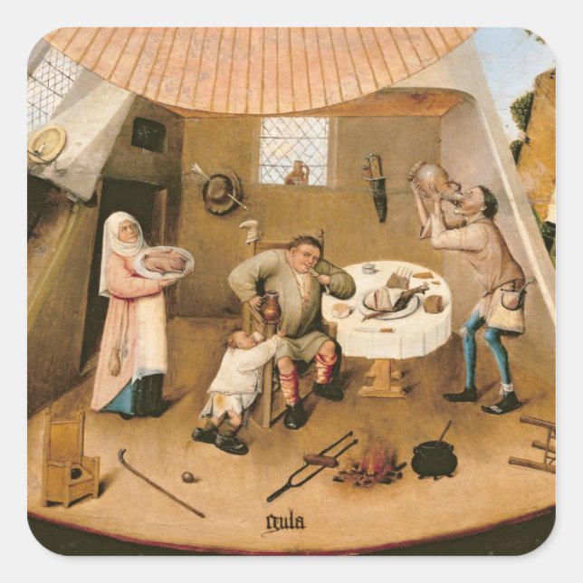 Sticker Carré Gluttony (Devant)