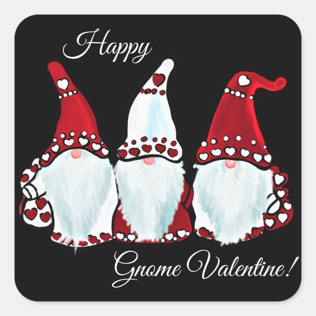 Sticker Carré Gnome (Devant)