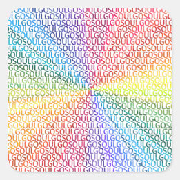 Sticker Carré Go Soul