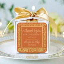 Gold Elephant & Lotus Mariage Retour Cadeau Favori