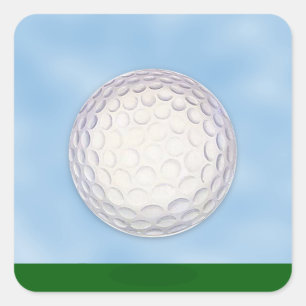 Sticker Carré Golf Course Chip Shot Sports