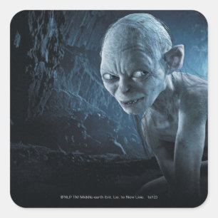 Sticker Carré GOLLUM™ en caverne