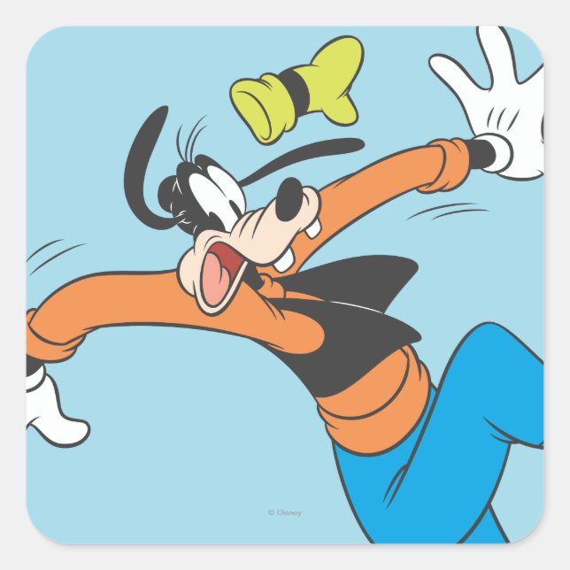 Sticker Carré Goofy | Glissement (Devant)