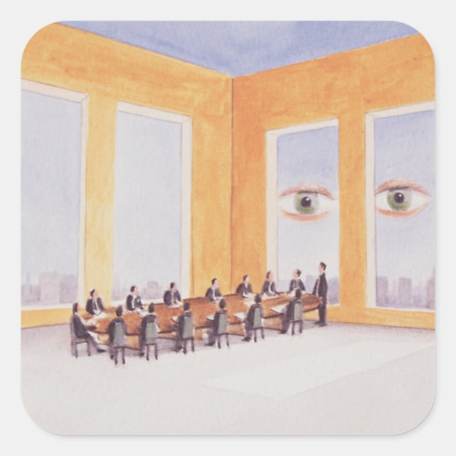 Sticker Carré Gouvernance d'entreprise 2003 (Devant)