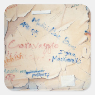 Sticker Carré Graffiti florentin