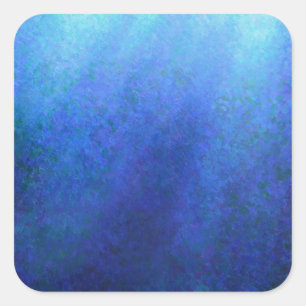Sticker Carré Grand bleu