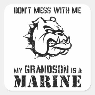 Sticker Carré Grand-papa/grand-maman marins