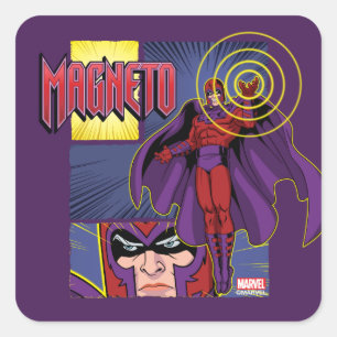 Sticker Carré Graphique du panneau de caractères Magneto