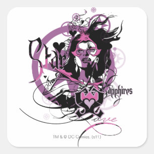 Sticker Carré Graphique Star Sapphire 6