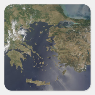 Sticker Carré Grèce et Turquie