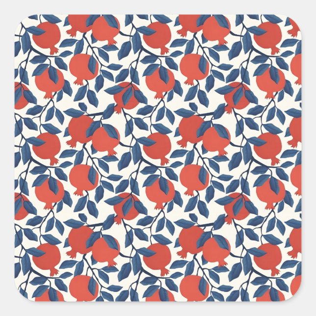 Sticker Carré Grenade (Devant)