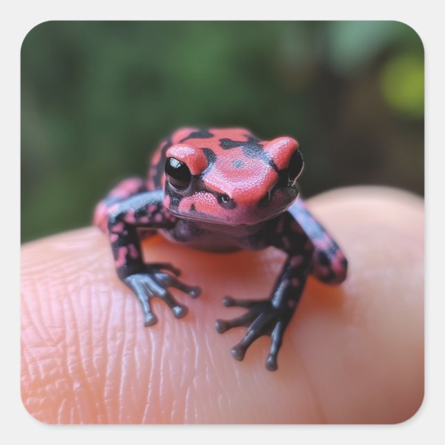 Sticker Carré Grenouille (Devant)