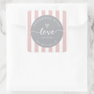 Sticker Carré Grilles Modernes Fabriquées À La Main Avec Monogra