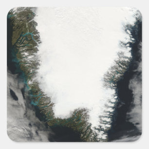 Sticker Carré Groenland du Sud