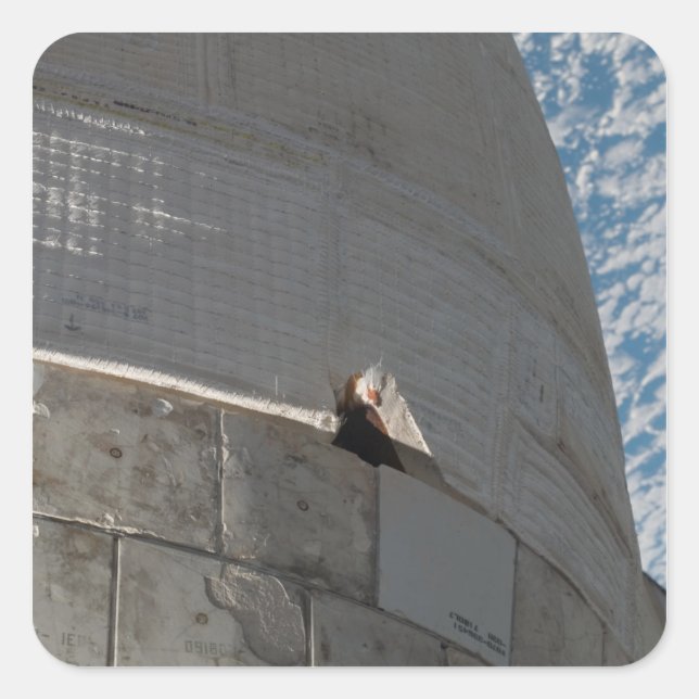 Sticker Carré Gros plan de la navette spatiale Atlantis (Devant)