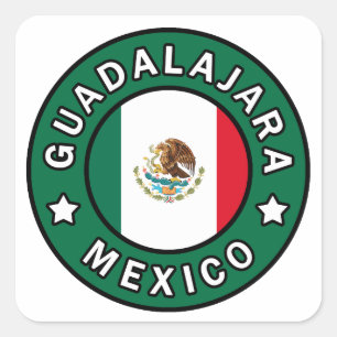 Sticker Carré Guadalajara Mexique