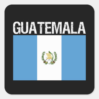 Sticker Carré Guatemala, drapeau du Guatemala