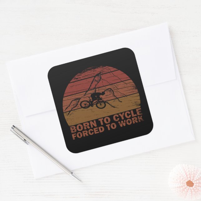 Sticker Carré Guillemets motivationnels (Enveloppe)