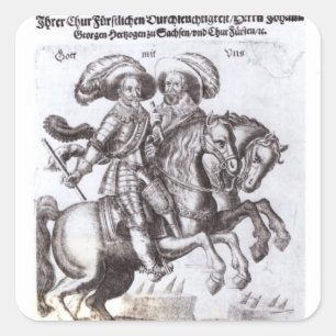 Sticker Carré Gustavus Adolphus II et Gustavus Adolphus IV