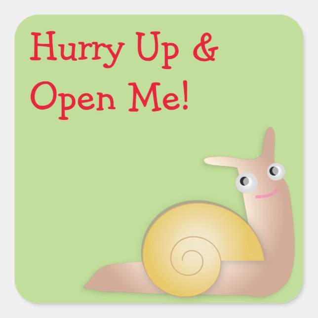 Sticker Carré Guy Snailey (Devant)