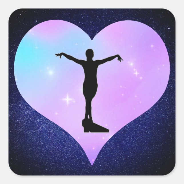 Sticker Carré Gymnastique (Devant)