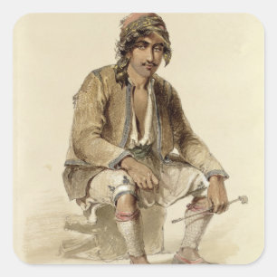 Sticker Carré Hagiadur - from Erzerum, 1856