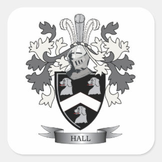 Sticker Carré Hall Famille Crest Armoiries