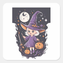 Halloween, sorcière 4 bébé, mignonne sorcière, vac