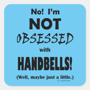 Sticker Carré Handbells Obsédés