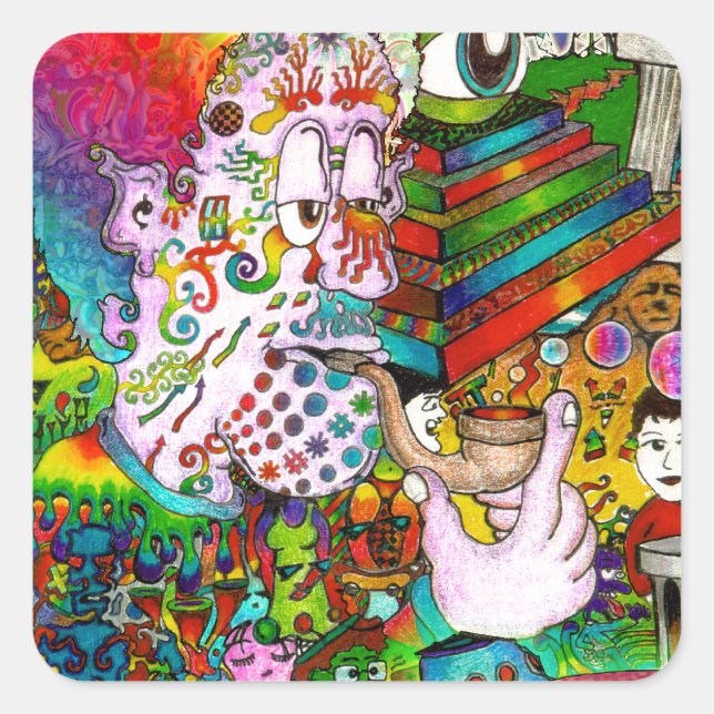 Sticker Carré Hang-Think 13 (Devant)