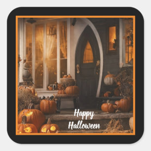 Sticker Carré Happy Halloween Home Collection