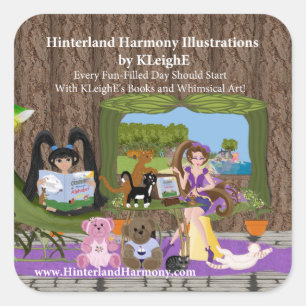 Sticker Carré Harmonie d'hinterland