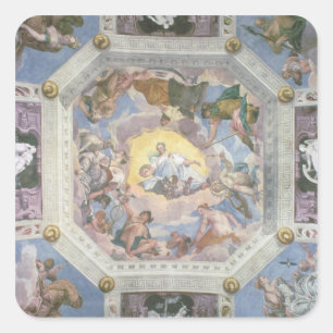 Sticker Carré Harmonie universelle, ou amour divin, du ceilin