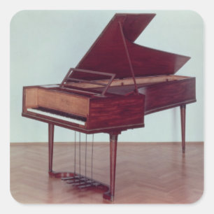 Sticker Carré Harpsichord appartenant à Ludwig van Beethoven