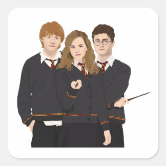 Sticker Carré Harry potter