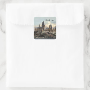 Sticker Carré Harry Potter   Baby shower de Merci Hogwarts