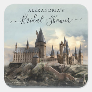 Sticker Carré Harry Potter   Hogwarts Castle Fête des mariées