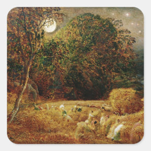 Sticker Carré Harvest moon